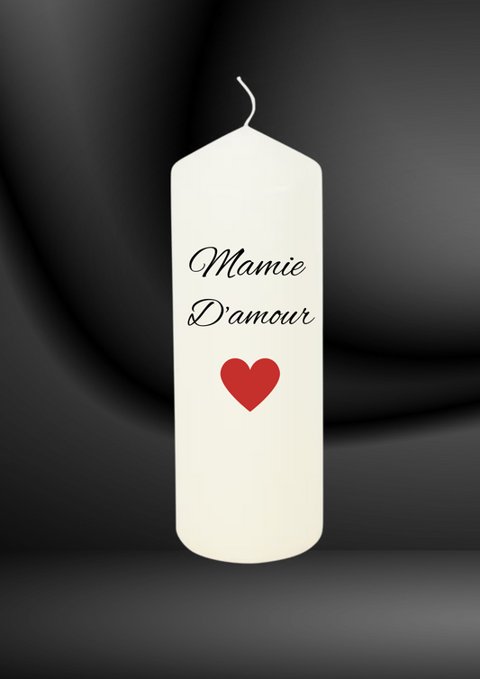 Bougie " Mamie D'amour "