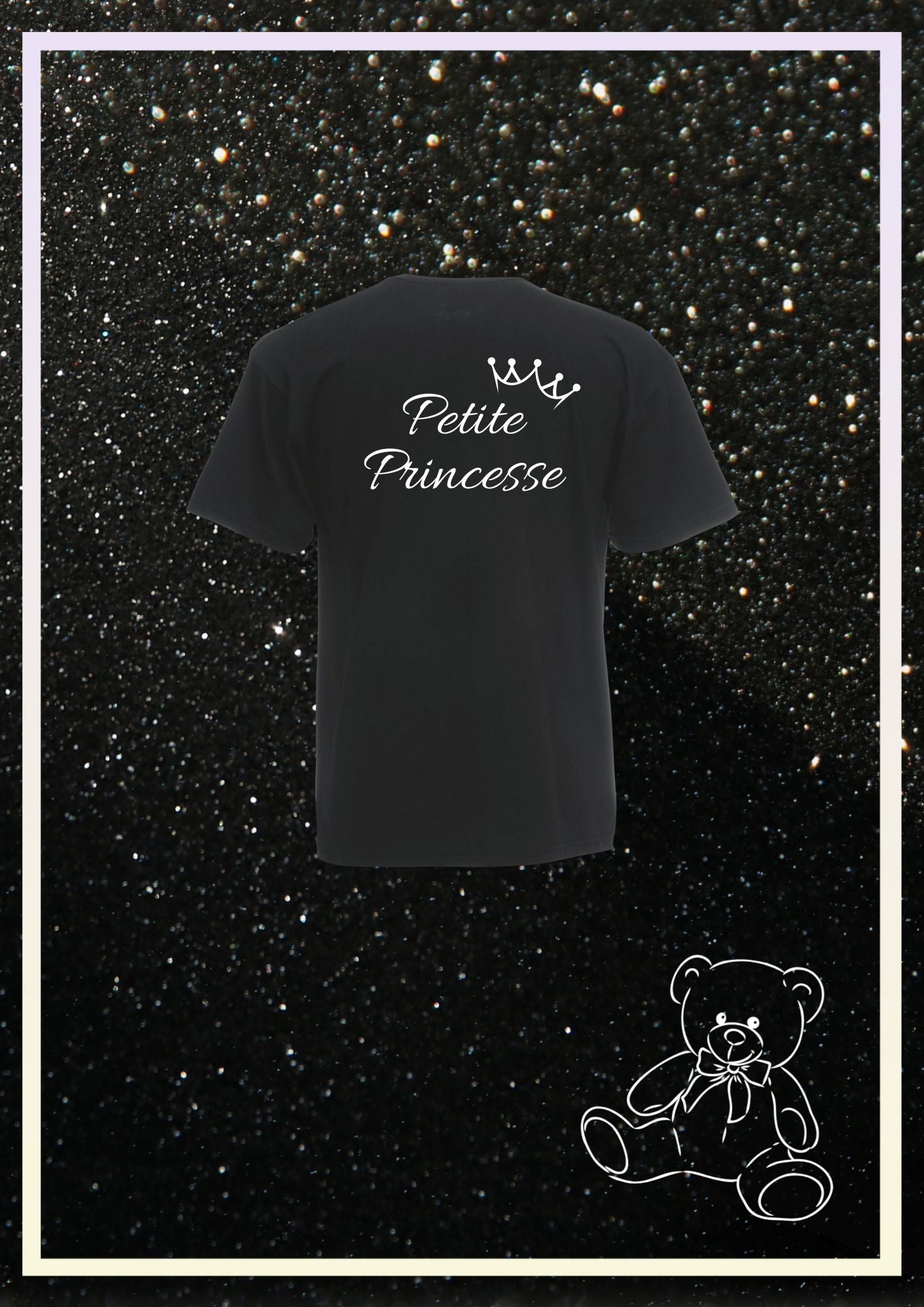 Tee Shirt Enfant " Petite Princesse " Dos