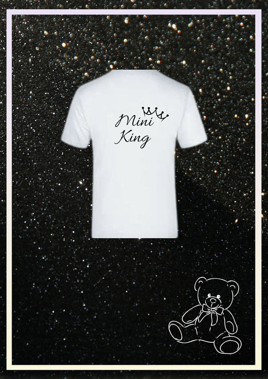 Tee Shirt Enfant Dos " Mini King "