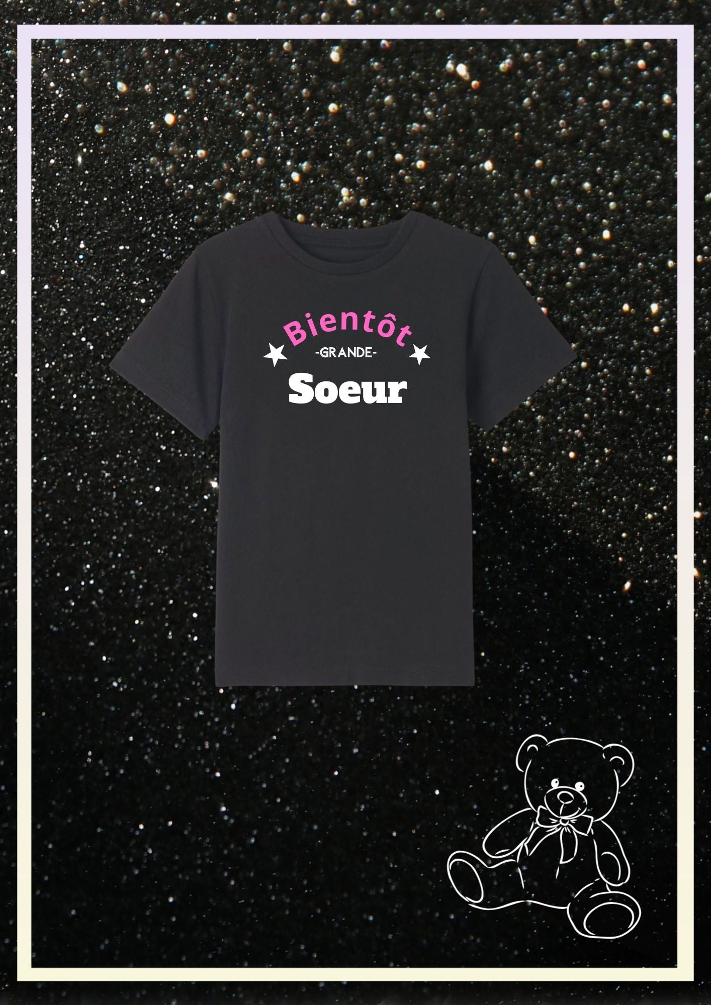 Tee Shirt Enfant " Bientôt Grande Sœur "