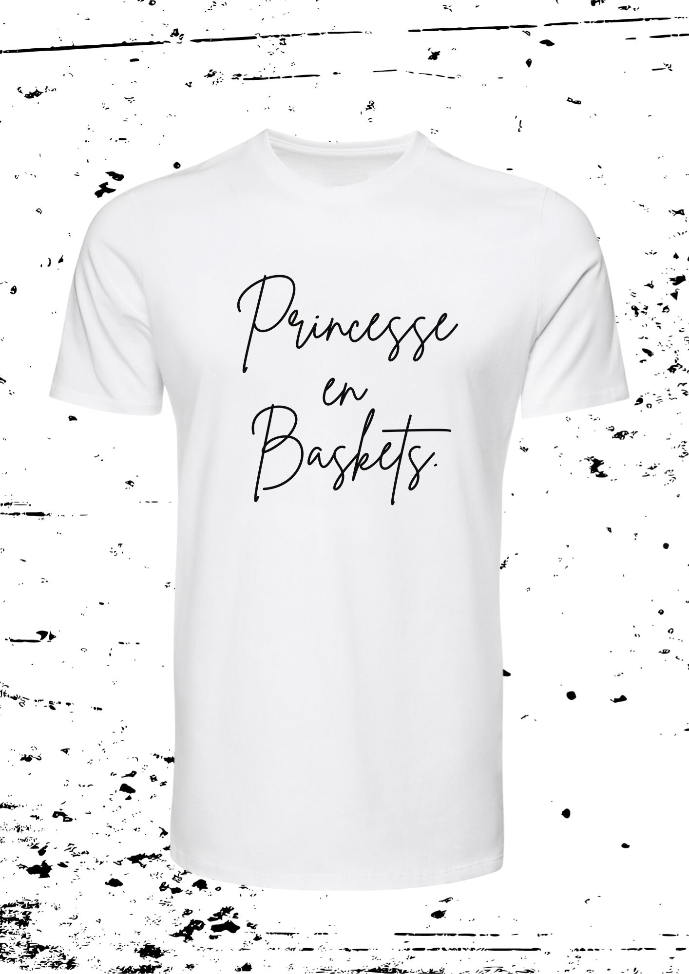 Tee shirt " Princesse en basket "