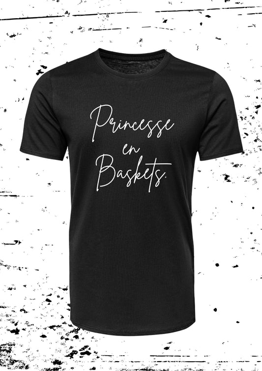 Tee shirt " Princesse en basket "